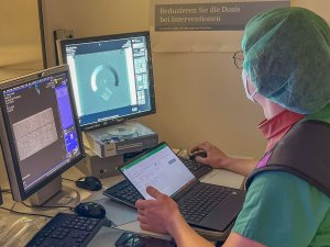 Konstanzprüfung am Befundungsmonitor